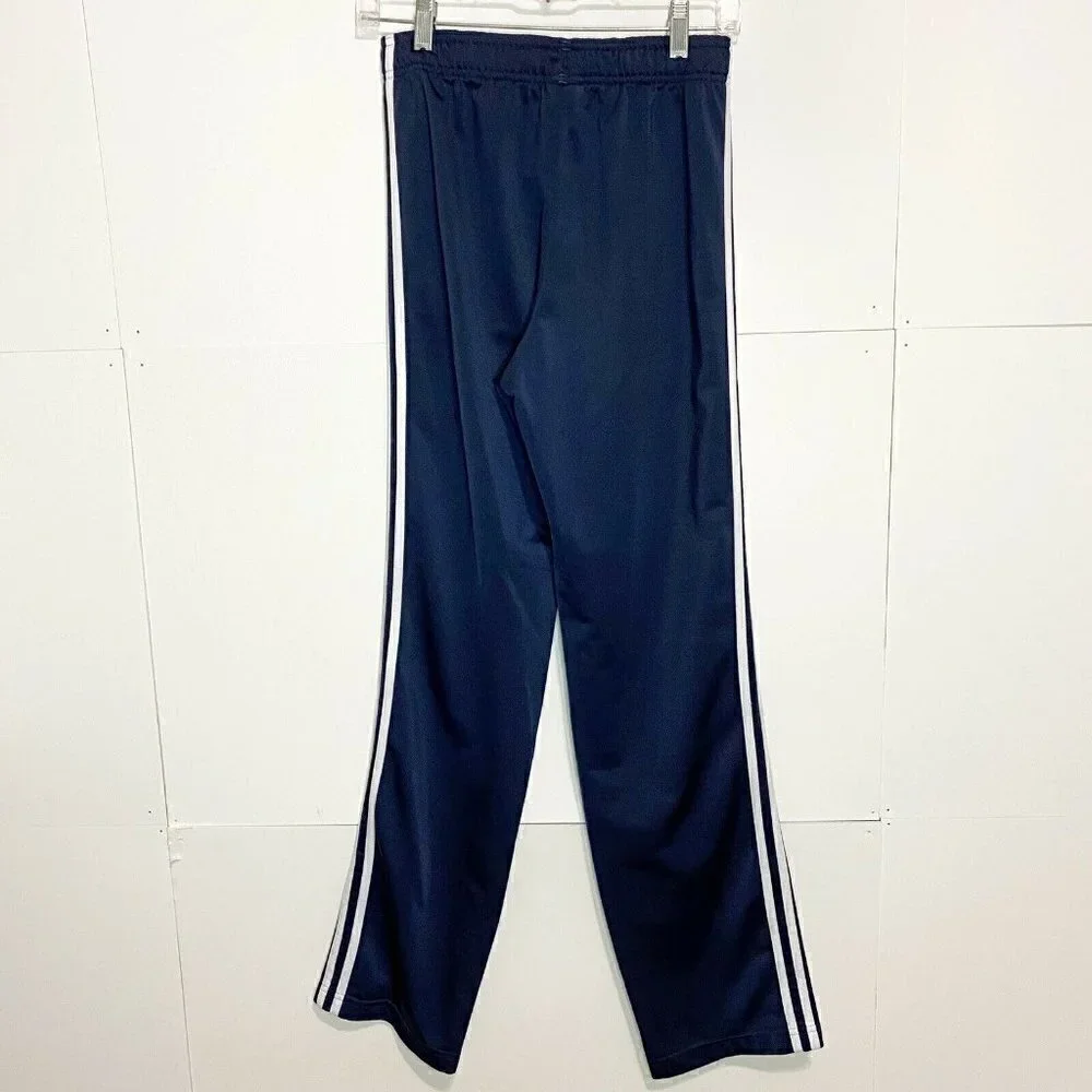 Adidas Sweatpants Mens Small Elastic Waist Drawstring Navy 25x31